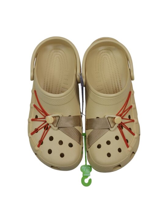 Crocs Classic Lockdown Clog Beige With Red Details Mens Size 12 Adjustable Strap main image 9